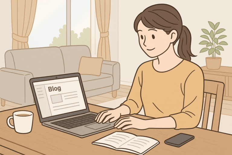 【未経験OK】主婦がブログで稼ぐ方法｜月5万円以上を目指すロードマップ