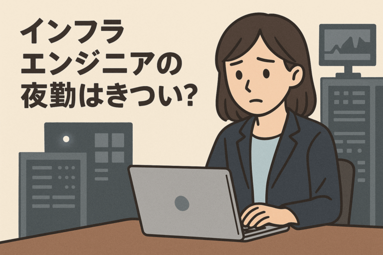 【体験談あり】女性インフラエンジニアの夜勤はきつい？メリット・デメリットと将来設計を解説