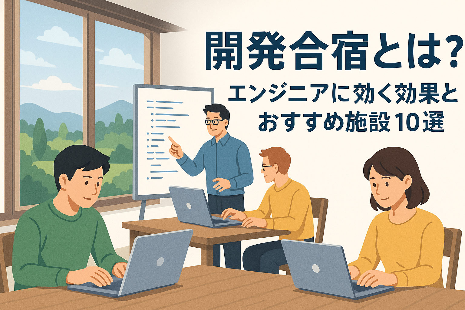 「開発合宿が人生を変える」疲れたエンジニアに効く、非日常から生まれる最高の集中体験とは？